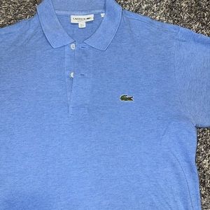 Lacoste blue polo